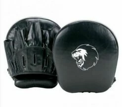 Super Pro Combat Gear Leather Focus Target Mitts Nero