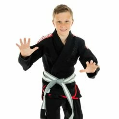 Tatami Complite Junior White Jiu Jitsu Gi Nero