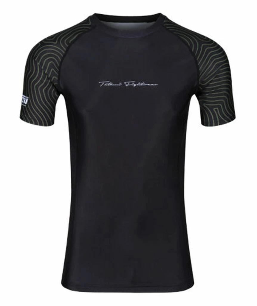 Tatami Elite Grappling Rash Guard Nero-Verde