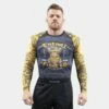Tatami Flying Tiger Eco Tech Recycled Rash Guard Nero-Giallo