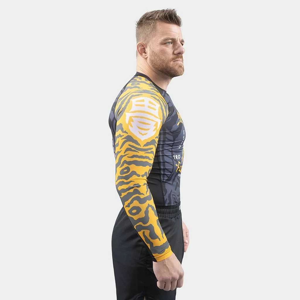 Tatami Flying Tiger Eco Tech Recycled Rash Guard Nero-Giallo - immagine 3