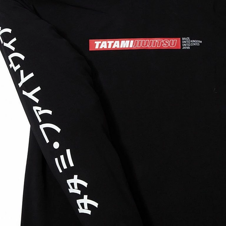Tatami Global Long Sleeve T-Shirt Nero - immagine 3