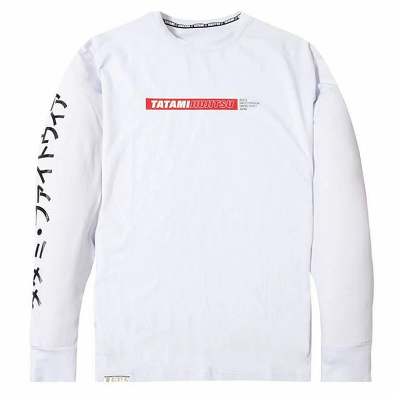 Tatami Global Long Sleeve T-Shirt Bianco