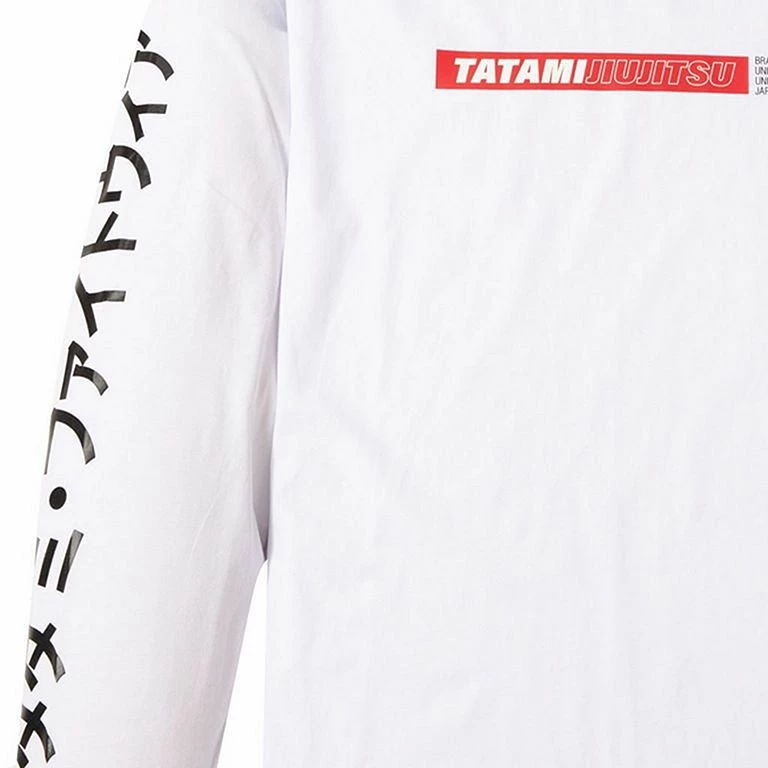 Tatami Global Long Sleeve T-Shirt Bianco - immagine 3