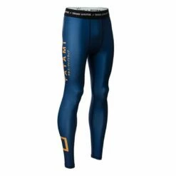 Tatami Katakana Grappling Spats Navy Blu