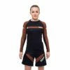 Tatami Ladies IBJJF 2020 Rank LS Rashguard Marrone