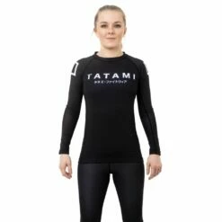 Tatami Ladies Katakana L/S Rash Guard Nero