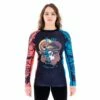 Tatami Ladies Made In Japan Eco Tech Recycled Rash Guard Nero