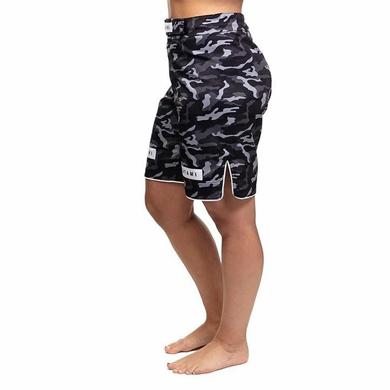 Tatami Ladies Rival Black & Camo Grappling Shorts Nero-Camo - immagine 2