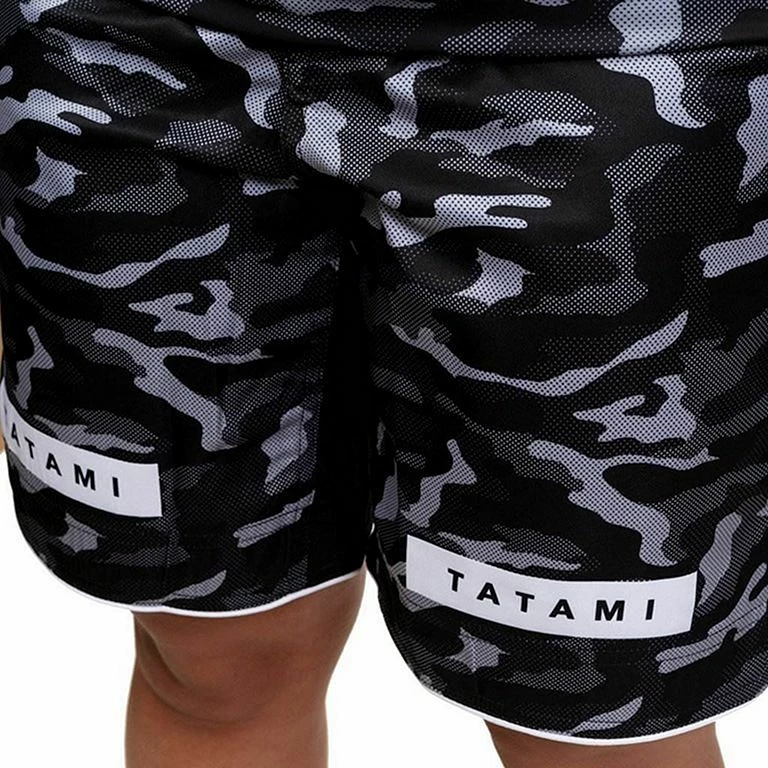 Tatami Ladies Rival Black & Camo Grappling Shorts Nero-Camo - immagine 6