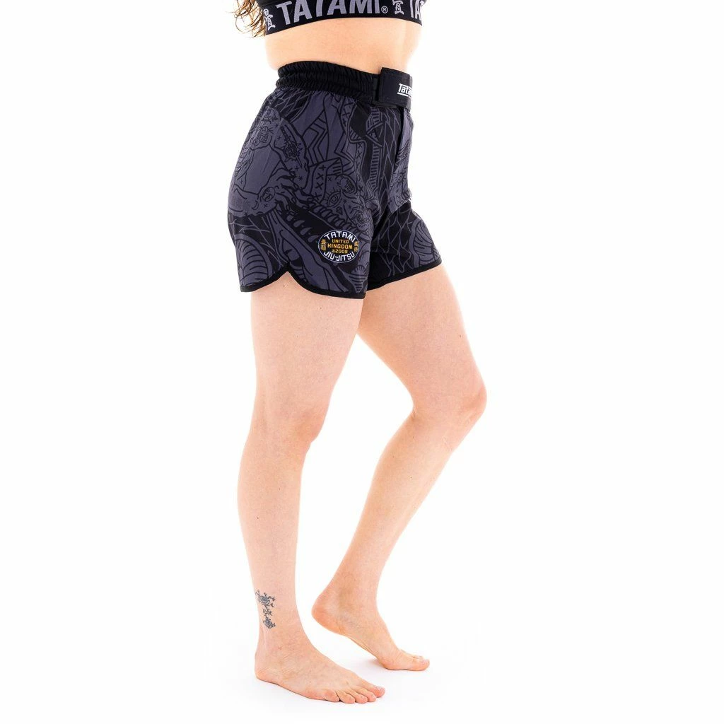 Tatami Ladies Serpent Grappling Shorts Nero - immagine 2