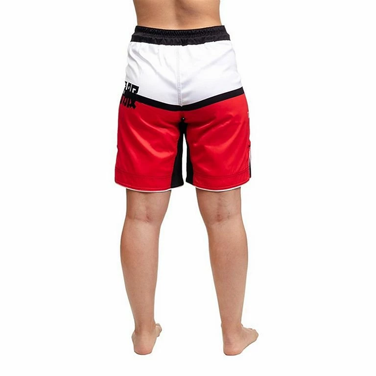 Tatami Ladies Super Grappling Shorts Bianco-Rosso - immagine 3
