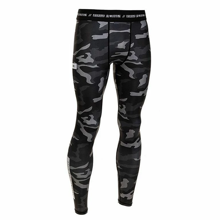 Tatami Rival Black & Camo Grappling Spats Nero-Camo - immagine 2