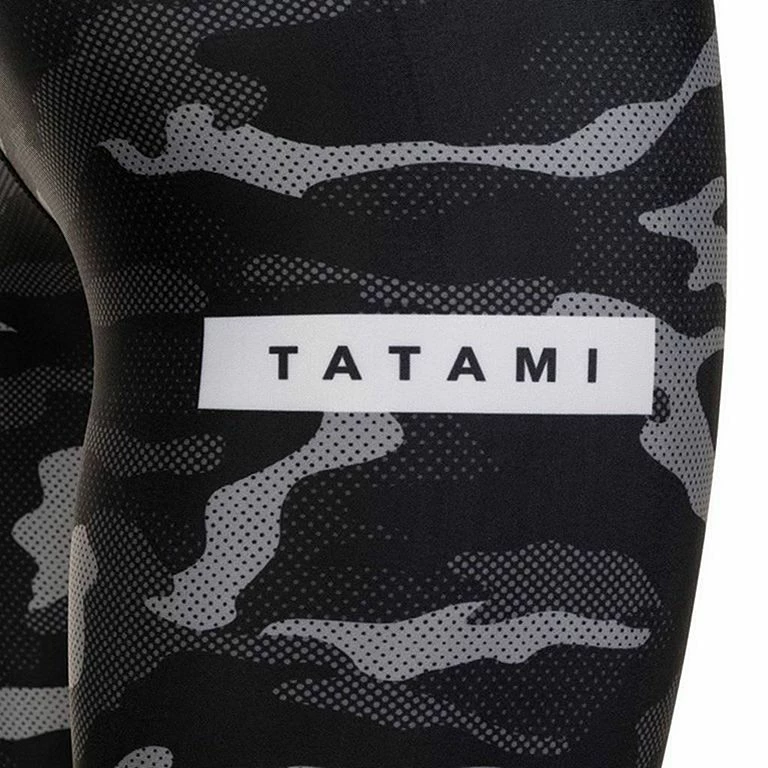 Tatami Rival Black & Camo Grappling Spats Nero-Camo - immagine 4