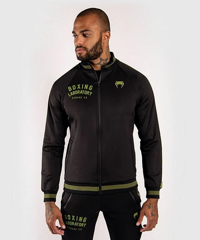 Venum Boxing Lab Hoodie Nero-Verde