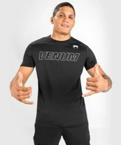 Venum Classic Evo Dry Tech TShirt Nero-Bianco