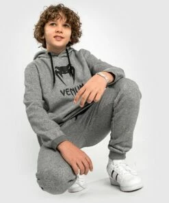 Venum Classic Hoodie For Kids Grigio
