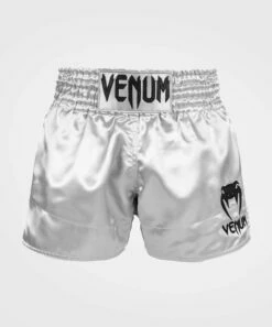 Venum Classic Muay Thai Shorts Argento-Nero