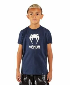 Venum Classic T-shirt Kids Navy Blu