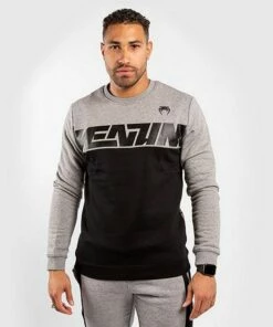 Venum Connect Crewneck Sweatshirt Nero-Grigio