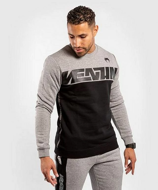 Venum Connect Crewneck Sweatshirt Nero-Grigio - immagine 2