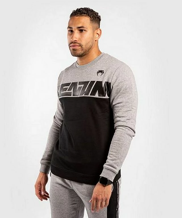 Venum Connect Crewneck Sweatshirt Nero-Grigio - immagine 3