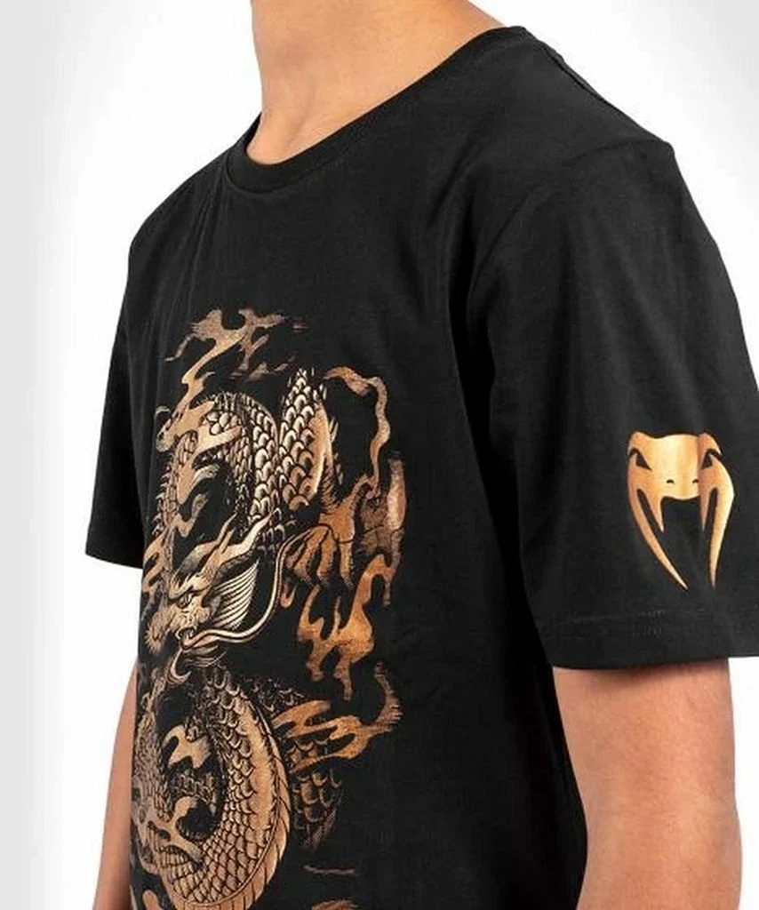 Venum Dragon Flight Kids TShirt Nero-Oro - immagine 3