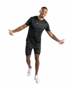 Venum Electron 3.0 Dry Tech T- Shirt Short Sleeves Nero