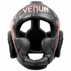 Venum Elite Boxing Helmet Grigio-Rosa