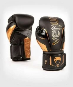 Venum Elite Evo Boxing Gloves Nero-Arancione