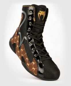 Venum Elite Evo Boxing Shoes Nero-Marrone