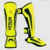 Venum Elite Shin Guards Kids Giallo