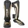 Venum Elite Standup Shinguards Nero-Oro