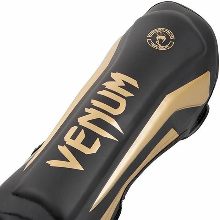 Venum Elite Standup Shinguards Nero-Oro - immagine 2