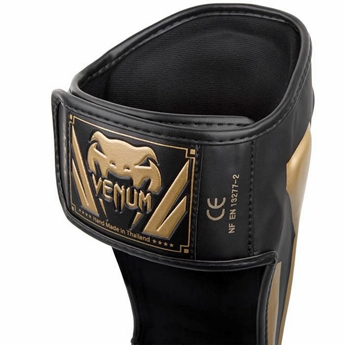 Venum Elite Standup Shinguards Nero-Oro - immagine 3