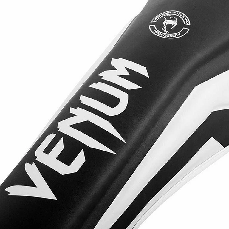 Venum Elite Standup Shinguards Nero-Bianco - immagine 4
