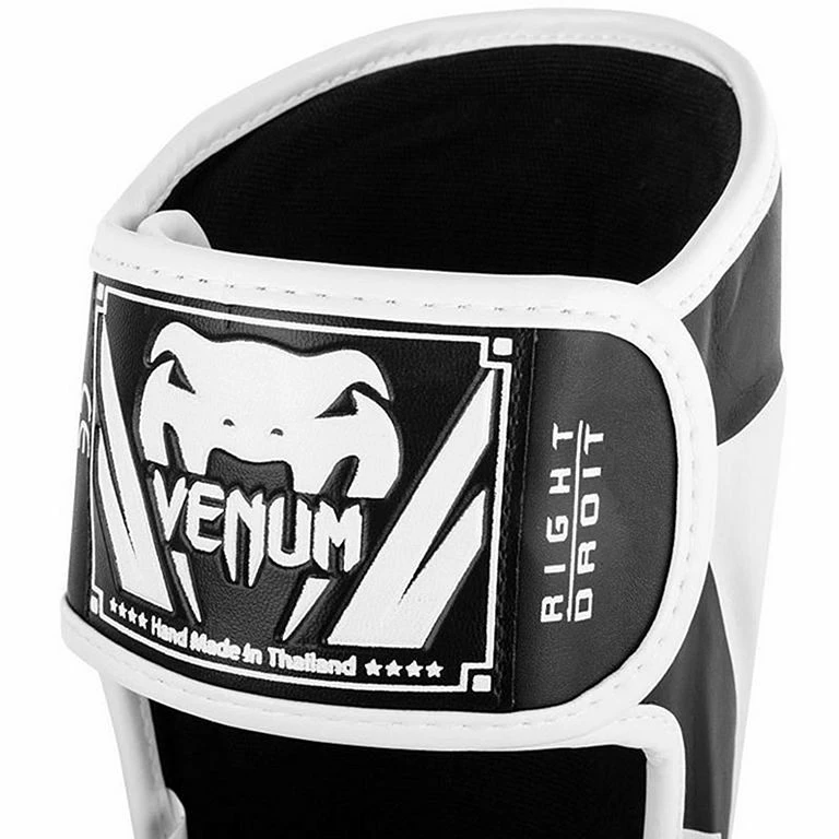 Venum Elite Standup Shinguards Nero-Bianco - immagine 5