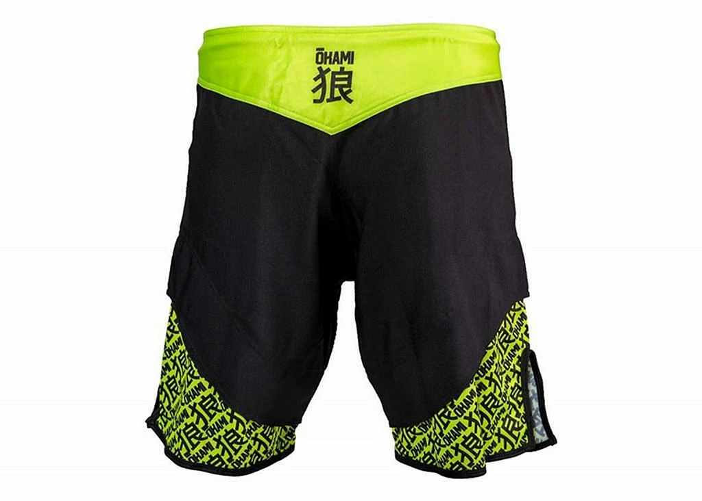 Okami Fight Shorts Neon Nero - immagine 2