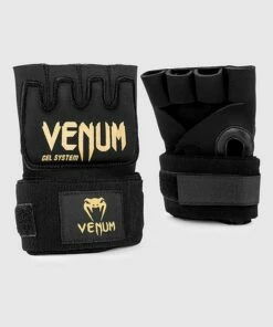 Venum Kontact Gel Glove Wraps Nero-Oro