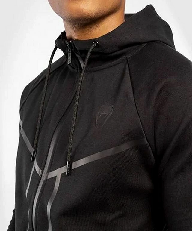 Venum Laser X Connect Hoddie-Dark Heather Nero-Nero - immagine 3