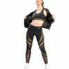 Venum Lightning Leggings 7/8 - For Women Nero-Oro