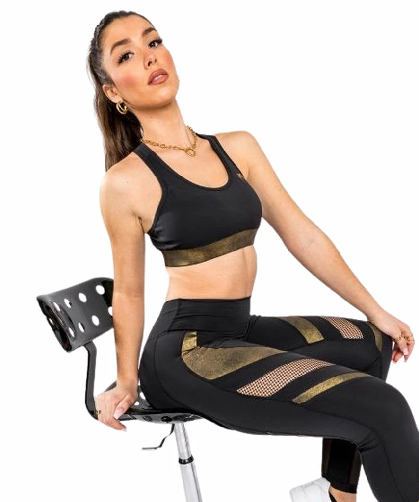 Venum Lightning Leggings - For Women Nero-Oro - immagine 3