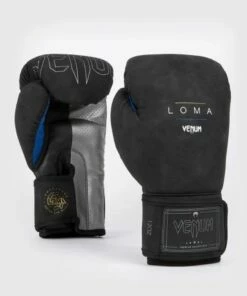 Venum Loma Classic Boxing Gloves Nero-Blu