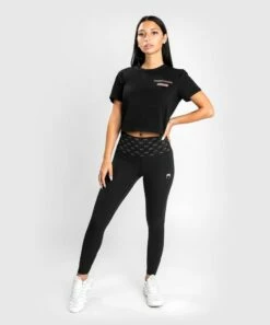Venum Monogram 7/8 Leggings Nero-Rosso