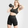 Venum Monogram Compression Shorts For Women Nero
