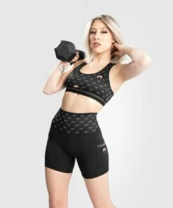 Venum Monogram Compression Shorts For Women Nero