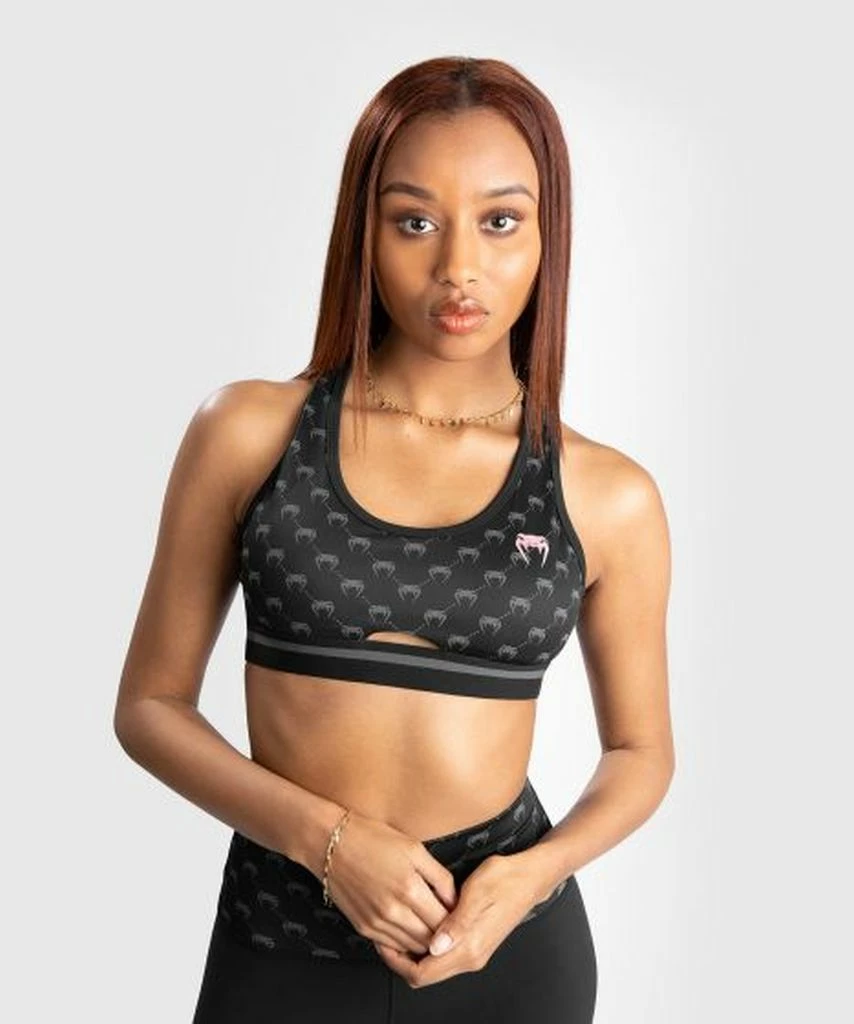 Venum Monogram Sports Bra Nero-Rosa - immagine 3
