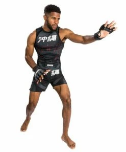 Venum Okinawa 3.0 Fightshorts Nero-Rosso