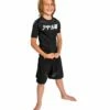 Venum Okinawa 3.0 Rashguard Kids S/S Nero-Rosso