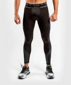 Venum ONE FC Impact Compresssion Tights Nero-Nero